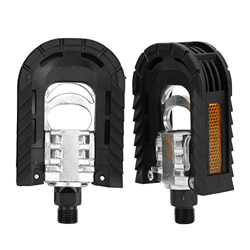 Parti di biciclette, pedale per bicicletta Materiale eccellente Pedale per bicicletta pieghevole bilaterale resistente all'usura per bicicletta en oferta