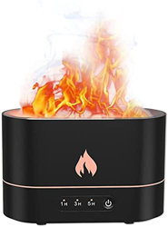 Diffusore di oli Essenziali, Umidificatore per Aromaterapia, 180 ml, Umidificatore per Nebbia di Fiamma, Diffusore di Aromi Atomizzatore per Casa, Uff características