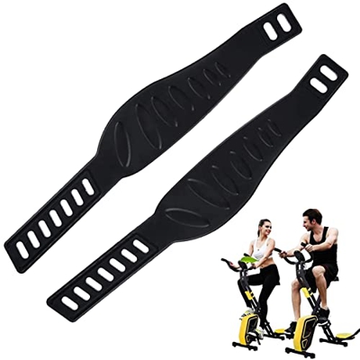 1 Paio Cinghie del Pedale Fasce Fisse, Cinghie dei Pedali Allargate, Cinghie per Pedali per Bici in Gomma, Cinghie dei Pedali Regolabili, per la Filat