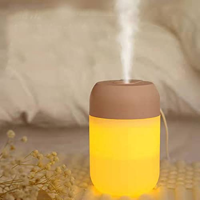 Luce Notturna LED 300 ml umidificatore mini umidificatore per auto diffusore di aroma illuminazione di ambiente luce notturna diffusore di aroma