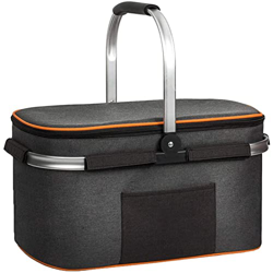 Insulated Lunch Bag Outdoor Portable Aluminum Pole Insulation Picnic Bag Reusable Lunch Bag with Handle for Shopping Travel Camping precio
