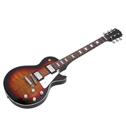 Chitarra in legno, superfici levigate squisite Dettagli fini Modello di strumento di grandi dimensioni Gradiente per la decorazione domestica per fare en oferta