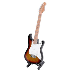 Modello di chitarra elettrica Decor, dettagli squisiti Mini modello di chitarra elettrica per regalo di festa per la decorazione domestica en oferta