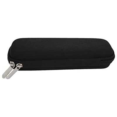 Borsa da viaggio per insulina, borsa da frigorifero, borsa da viaggio, con chiusura lampo per penne insulina per accessori (nero)