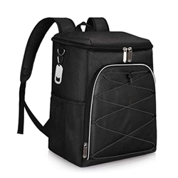 SMEJS 28L Soft Beer Cooler Bag 35 Lattine a tenuta stagna Cooler Zaino 600D Oxford Impermeabile Picnic Borsa termica Isolata (Colore: Nero, Dimensioni precio