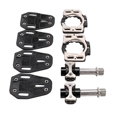 zhangxin Pedale autocostruita for Biciclette, Resistenza alla corrosione in Acciaio Moly Resistente a 3 Cuscinetti for Biciclette for Biciclette for S