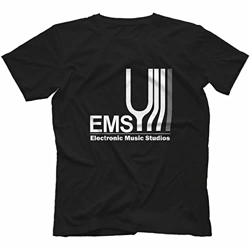 GUDU Electronic Music Studios T-Shirt 100% Cotton Synthi Aks EMS Retro Synth Black XL en oferta