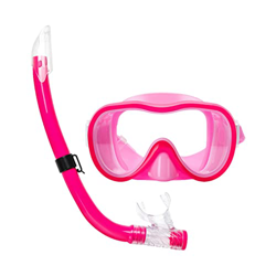 Bakodiu Occhialini da Sub per Bambini Set da Snorkeling | Set Due Pezzi per Lo Snorkeling per Bambini | Respirazione Facile Panoramica Ampia Vista Att características