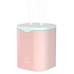 Umidificatore d'aria da 2 l, umidificatore portatile di gocce, purificatore d'aria, USB, diffusore di aroma, mini umidificatore di gocce, diffusore d' características
