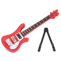 CUTULAMO Modello di Chitarra elettrica, Ornamenti Decorativi dall'aspetto Uniforme Materiali Metallici Modello di Chitarra per Collezione commemorativ en oferta