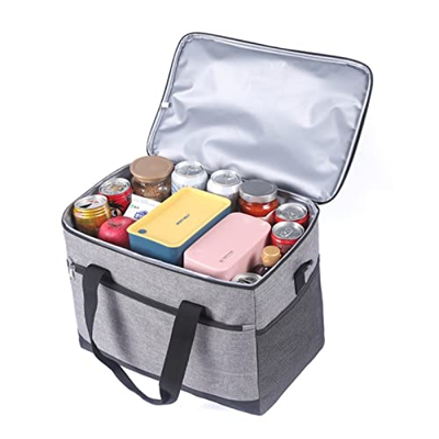 MOLIHUA Borsa Termica Pranzo,Borsa Frigo da Campeggio,Grande capacità e Maniglia Durevole Borsa Frigo Termico Portatile for Campeggio Spiaggia Lavoro 