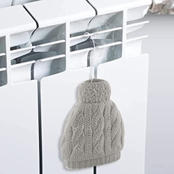 Ducomi Umidificatore Termosifoni in Ceramica – Deumidificatore Termosifone - Evaporatore Radiatore Termosifoni Ambienti, Camera (Cappello Grigio Set d precio