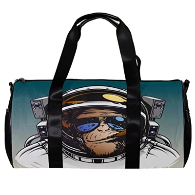 Borsa da palestra sportiva con tracolla Cool Animal, Multicolore, 45x23x23cm/17.7x9x9in, Unico