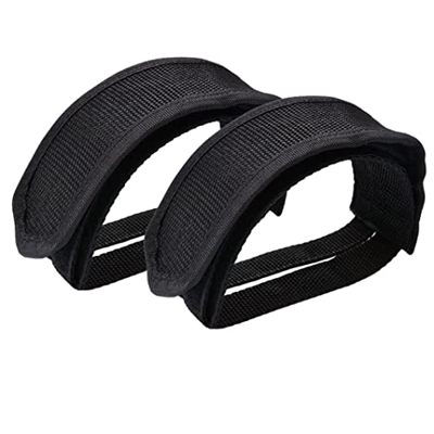 1 Pair Universal Bicycle Pedal Straps, Adjustable Anti-Slip Double Adhesive Pedal Toe Clip Nylon Pedal Straps, Cycling Pedal Accessory