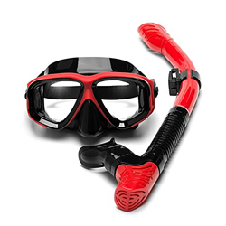 Generic Maschera da Snorkeling a Pieno Facciale, Maschera da Snorkeling Maschere Subacquee Maschera da Nuoto per Adulti con Respirazione di Sicurezza  en oferta