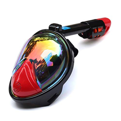 Generic Maschera da Snorkeling Maschera da Snorkeling e Immersioni Originale a Pieno facciale con Visione panoramica a 180° Tubo di Ventilazione più L en oferta