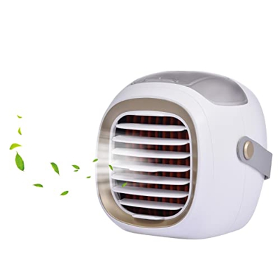 Mgichoom Ventilatore condizionatore - Ventilatore condizionatore personale a 3 velocità | Ventola di raffreddamento dell'aria da Scrivania Ricaricabil