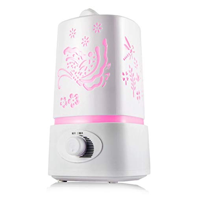 Humidifiers for Bedroom Ultrasonic Humidifier 1.5L Quiet Air Humidifiers with Night Light Waterless Auto-off for Bedroom Baby Children Room Office Hum