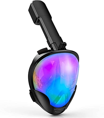 Generic Maschera per Immersione Maschere per Immersione Set Maschera per Snorkeling Subacquea antiappannamento Maschera per Snorkeling con Design pano