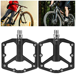SHYEKYO Pedali Antiscivolo, 1 Paio di Pedali per Mountain Bike per Mountain Bike/Bici da Strada(Nero) precio