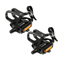 1 paio di pedali per biciclette a marcia fissa per mountain road con cinghie con cinghie per biciclette per biciclette per bici da bici da bici da bic características