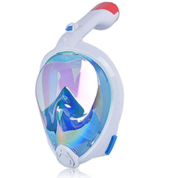Generic Maschera Subacquea Maschera da Snorkeling Pieghevole 180 Vista panoramica Maschera da Snorkeling Integrale a respirazione Libera con Tuta per  características