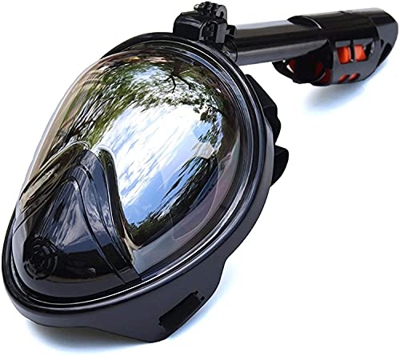 maschera subacquea Maschera per lo snorkeling Maschere per immersioni Subacquea 180 gradi Ampia vista Maschera per immersioni a pieno facciale Set per