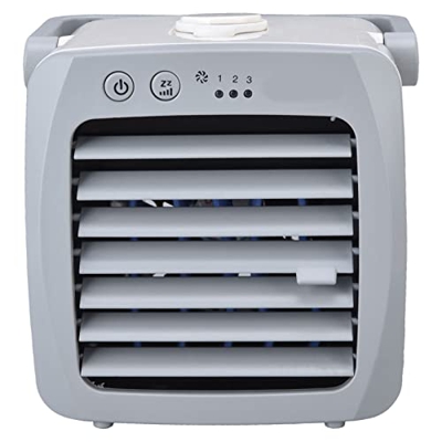 Mini Air Cooler, 3 Marce Regolabili a Basso Rumore ad Alta efficienza 200 ml Serbatoio d'Acqua condizionatore d'Aria per Soggiorno per Ufficio