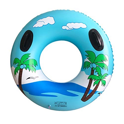 Aiuto for Sicurezza Gonfiabile di Cocco Gonfiabile Cocco Accessorio Sportivo con Manici Anti-Skid for la Donna Adulta Hawaiian Tropical Party Decor