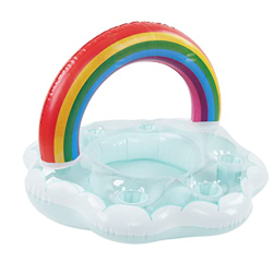 Sottobicchiere galleggiante colorato per bevande a nuvola, portabevande gonfiabile portatile per acqua in PVC leggero per piscina precio
