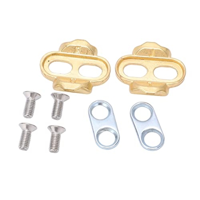 Demeras Tacchette per Pedali per Bicicletta, 1 Paio di robuste tacchette per Pedali per Bici Resistenti alla corrosione per Bici