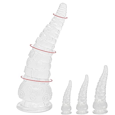 ZJZFL Trasparente, Silicone, Impermeabile e Confortevole,M