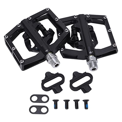 Socobeta Kit Pedale per Bicicletta Kit di Accessori per Tacchette con Cinturino a Clip con Sigillo per Bicicletta per Serie SPD per la Sostituzione di