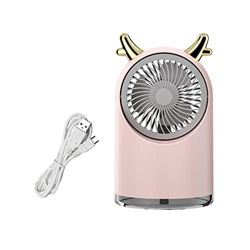 Colcolo Ventilatore del condizionatore d'Aria dei Cervi Svegli Ventilatore Personale di Raffreddamento Mister Ventilatore per nebulizzazione da Tavolo en oferta