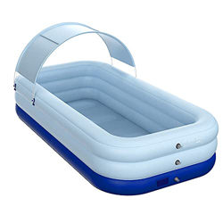 Piscina gonfiabile grande per la famiglia, con pompa gonfiabile, per adulti (blu, 210 cm) características