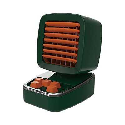 UIOP Condizionatori Ventilatore portatile da tavolo Ventilatore per camera da letto Auto Ufficio Ventilatore portatile Mini ventilatore evaporativo Pe