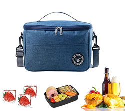 12.7L Borsa Termica Porta Pranzo, Manutenzione di Freddo e Caldo, Borsa termica pieghevole, ​borsa termica con cerniera, borsa da picnic adatta per uf precio