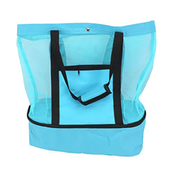 Changor Borsa da Spiaggia in Rete, Fodera Morbida Borsa da Spiaggia di Grande capacità Tessuto Resistente per Mantenere la freschezza per Il Giardino( características