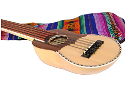 Commercio equo e solidale sudamericano a 10 corde Walaychayo Hualaycho Charango inc tradizionale custodia Aguayo en oferta