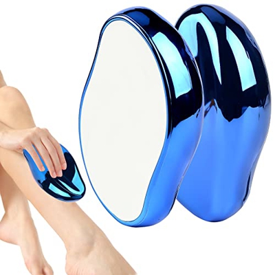Pipihome Epilatore Indolore, Epilatore Magico Indolore per Braccia, Gambe, Schiena | Vetro Nano Epilatore, per Depilazione Fisica Indolore Sicuro Riut