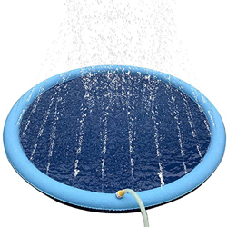 Tappetino Per Irrigazione Da 170 Cm/67 Pollici, Tappetino Da Gioco Per Schizzi, Tappetino Per Acqua Spray Per Animali Domestici, Pieghevole, Per Bambi características