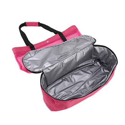 Pwshymi Borsa Tote da Spiaggia, Borsa da Spiaggia in Rete Multifunzionale con Fodera Morbida Mantieni la freschezza Tessuto Resistente per la Spiaggia