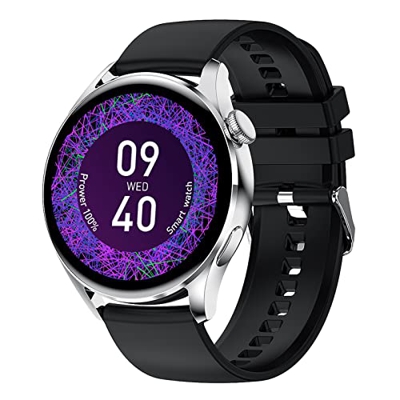 HQPCAHL Smartwatch Uomo Donna Orologio Fitness,1.32''HD Full Touch,Impermeabile IP68 con Telefono Bluetooth, Contapassi Cardiofrequenzimetro,Monitorag
