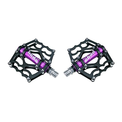 pedali motociclistici Pedali ultraleggeri compatibili con i pedali MTB in lega di alluminio da 9/16 pollici BY-CLE MULTICOLORED Pedali antiscivolo e r