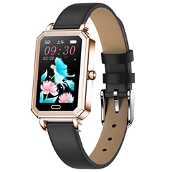 HQPCAHL Donna Smartwatch, 1,08'' Full Touch Orologio Fitness Contapassi Calorie Cardiofrequenzimetro Pressione Sanguigna Spo2 da Polso Impermeabile IP características
