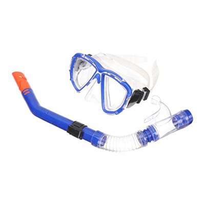 Sosoport Snorkel Secco Set Snorkeling per Adulti E Anticoncetti Antimeli di Snorkeling Goggle Snorkeling a 180 ° Panoramica Vista Immersioni Subacquee