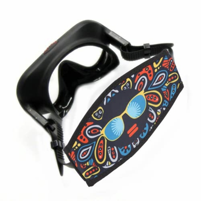 Aoutecen Cintura per specchietti per Lo Snorkeling, Cinghia per la Testa della da Sub a 2 Lati Portatile per Il Nuoto(#1)