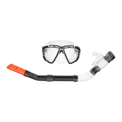 Sosoport Snorkel Secco Set Snorkeling per Adulti E Anticoncetti Antimeli di Snorkeling Goggle Snorkeling a 180 ° Panoramica Vista Immersioni Subacquee en oferta