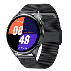 HQPCAHL Smartwatch Uomo Donna Orologio Fitness,1.32''HD Full Touch,Impermeabile IP68 con Telefono Bluetooth, Contapassi Cardiofrequenzimetro,Monitorag características