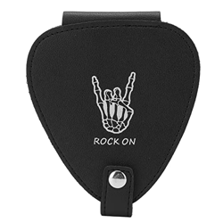 Borsa per plettri per chitarra, custodia per plettri per chitarra Cucitura bilaterale fine resistente ai graffi Grande capacità per la conservazione(S características